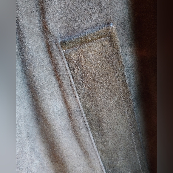 Men's Polo by Ralph Lauren Brown Leather Suede Jacket Coat Size 1XB Big & Tall - Picture 4 of 14